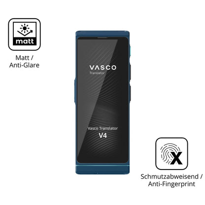 2x 9H Schutzfolie matt für Vasco Translator V4 Pan (5)