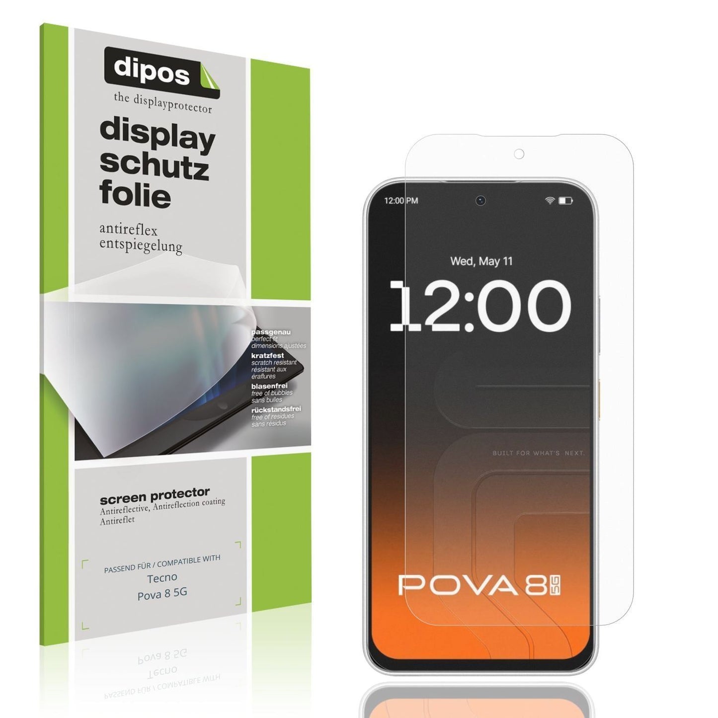 4x Schutzfolie matt für Tecno Pova 8 5G Display-Sc (1)