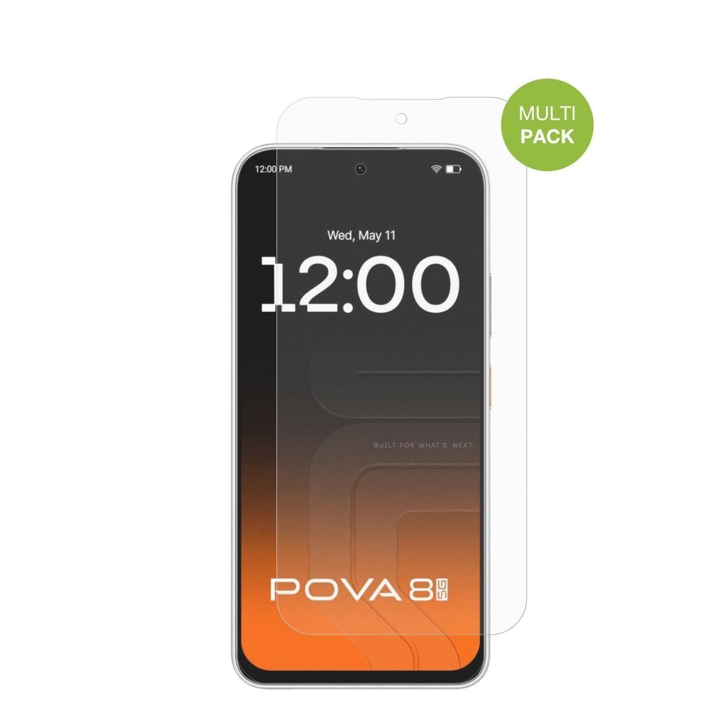 4x Schutzfolie matt für Tecno Pova 8 5G Display-Sc (2)
