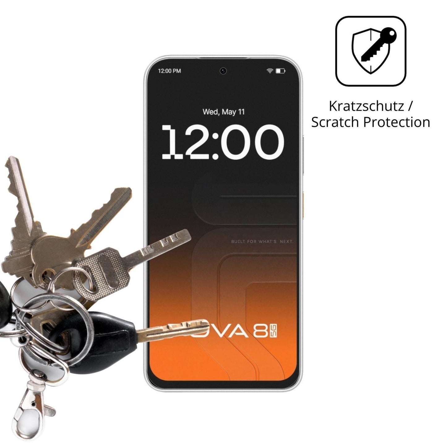 4x Schutzfolie matt für Tecno Pova 8 5G Display-Sc (4)