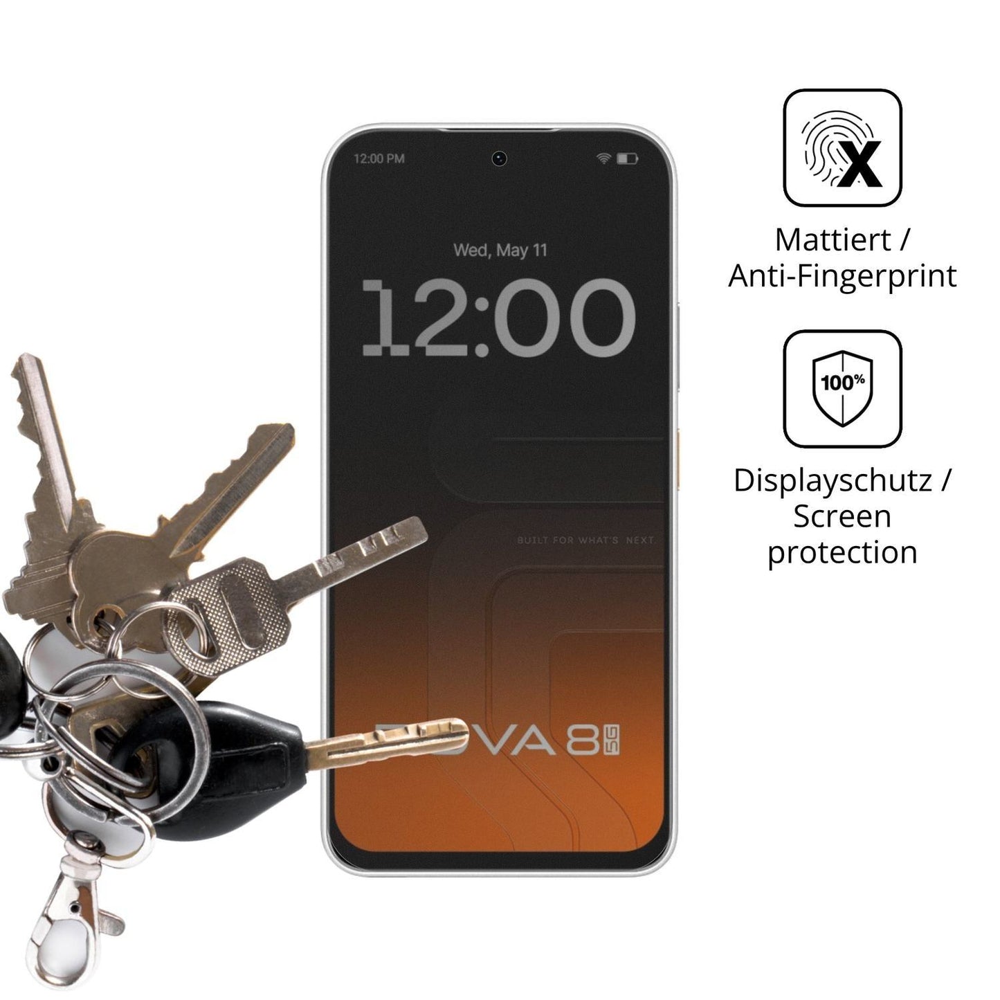 Blickschutzfolie für Tecno Pova 8 5G matt Schutzfo (3)