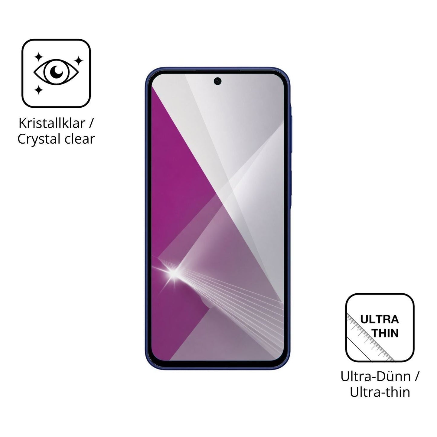 4x Schutzfolie klar für Samsung Galaxy A27 Display (5)