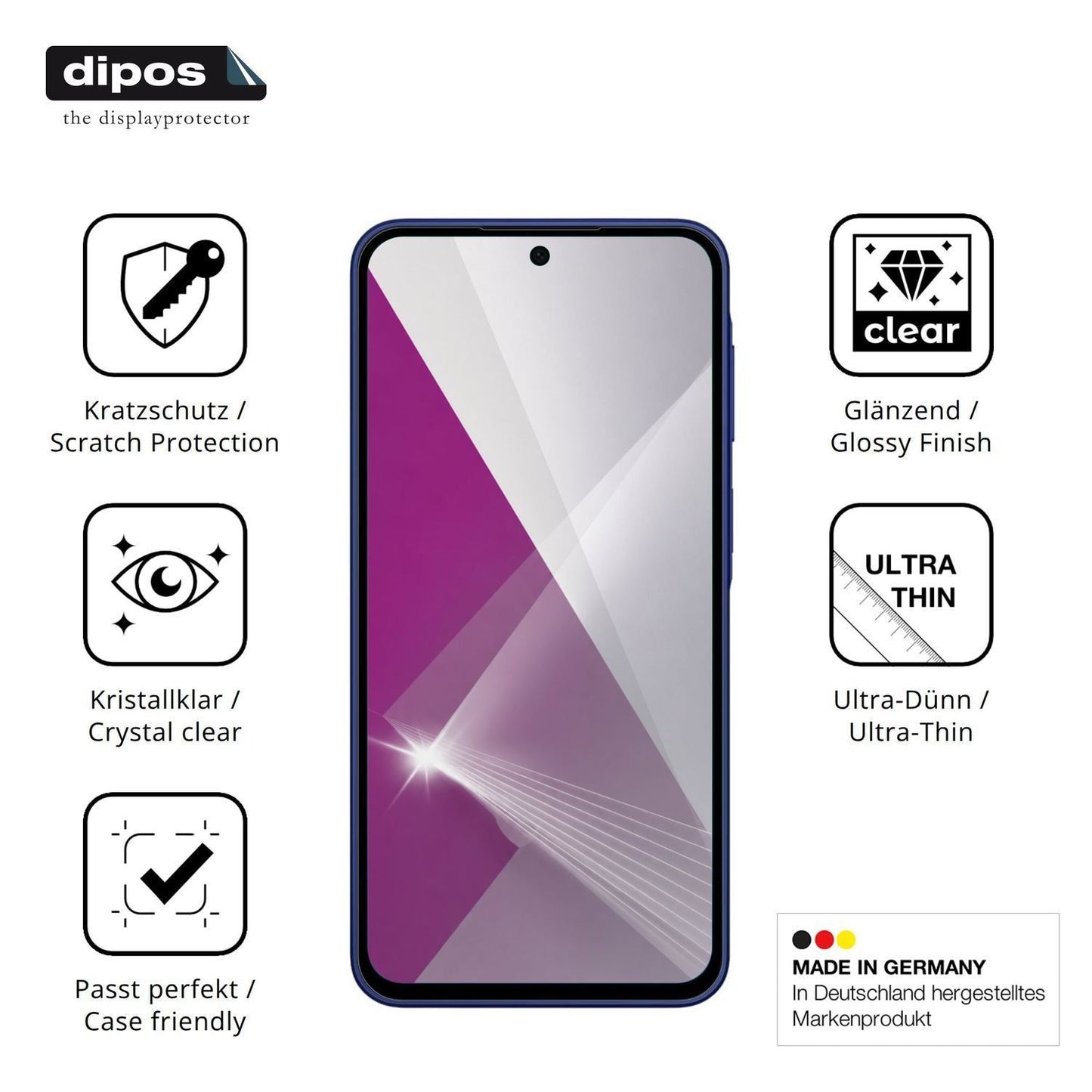 4x Schutzfolie klar für Samsung Galaxy A27 Display (7)