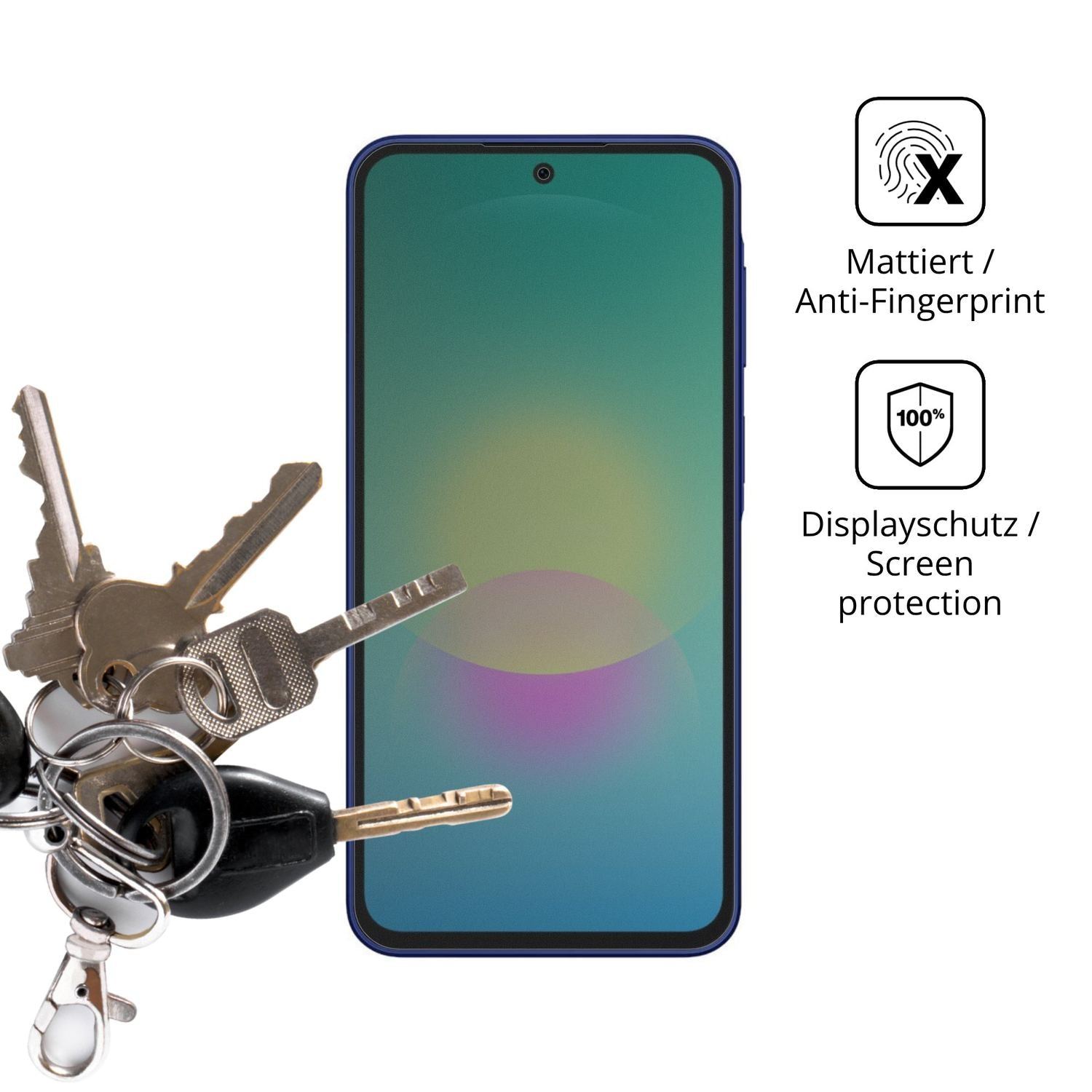 Blickschutzfolie für Samsung Galaxy A27 matt Schut (3)