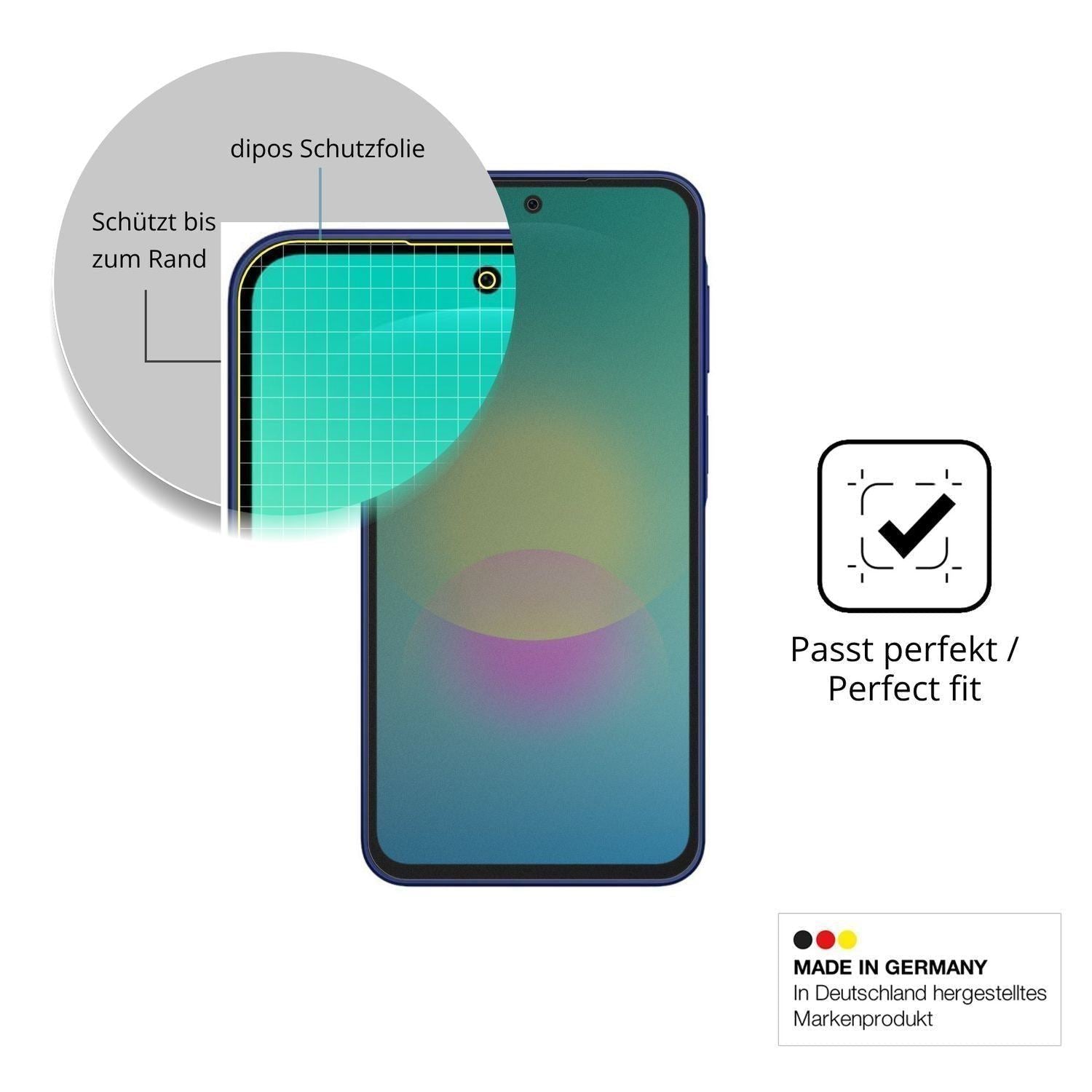 Blickschutzfolie für Samsung Galaxy A27 matt Schut (4)