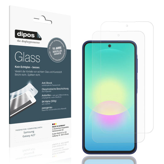 2x 9H Schutzfolie matt für Samsung Galaxy A27 Panz (1)