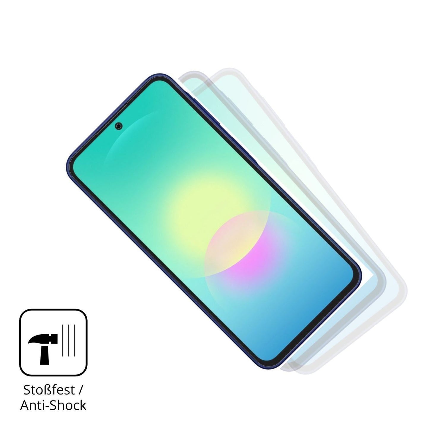 2x 9H Schutzfolie matt für Samsung Galaxy A27 Panz (4)