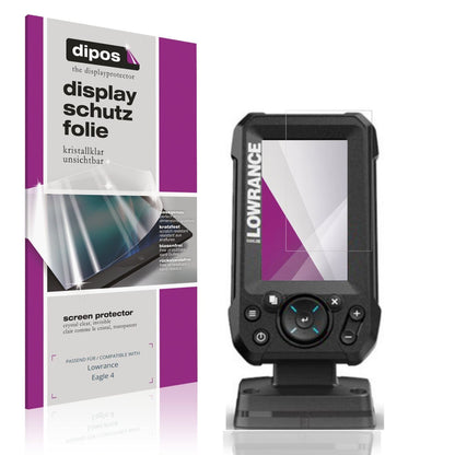 2x Schutzfolie klar für Lowrance Eagle 4 Display-S (1)