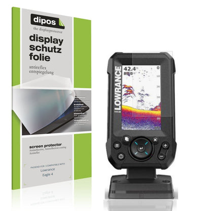 2x Schutzfolie matt für Lowrance Eagle 4 Display-S (1)