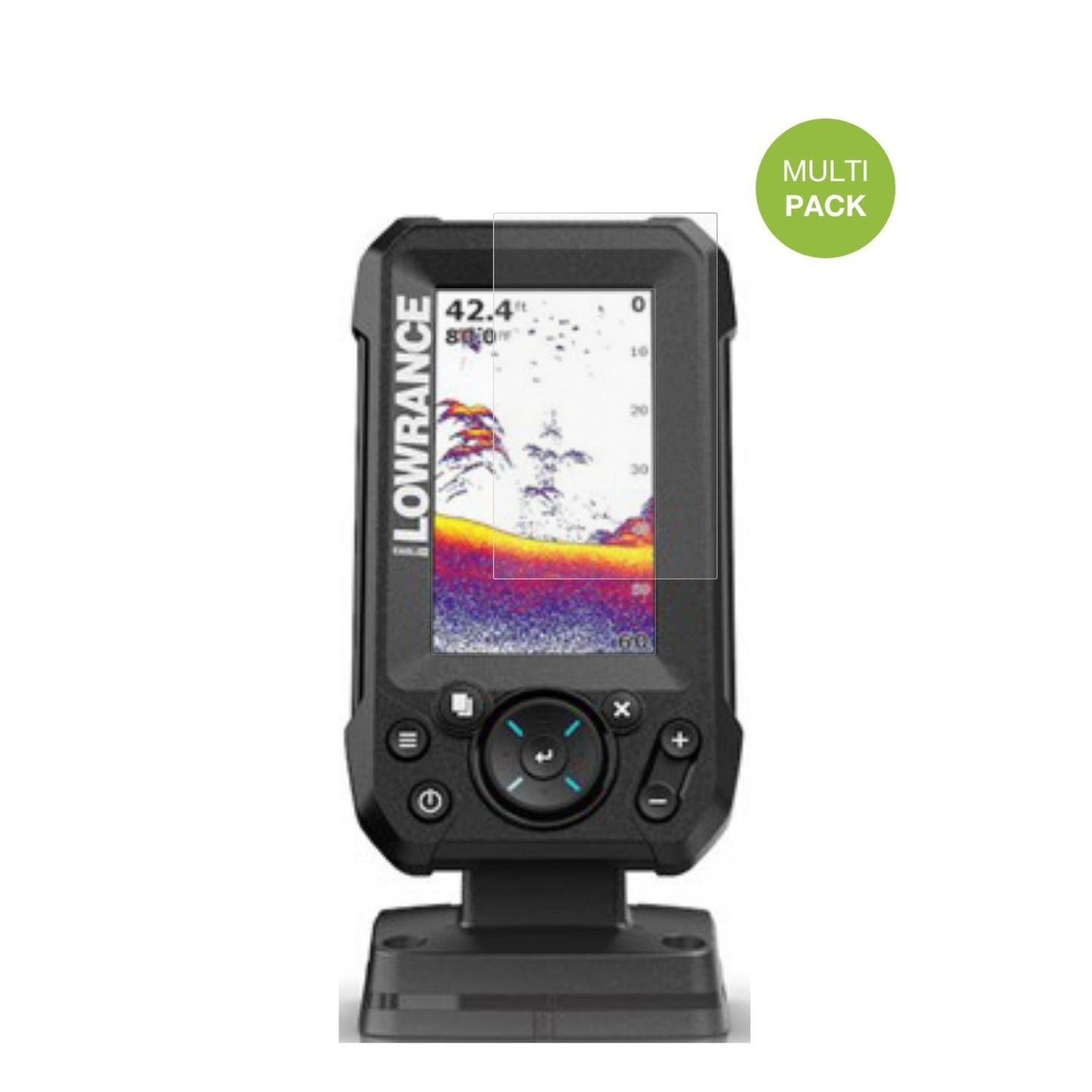 2x Schutzfolie matt für Lowrance Eagle 4 Display-S (2)