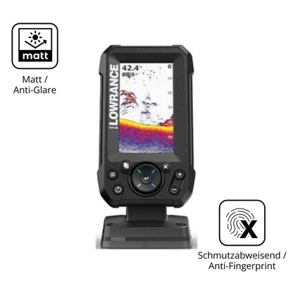 2x Schutzfolie matt für Lowrance Eagle 4 Display-S (5)