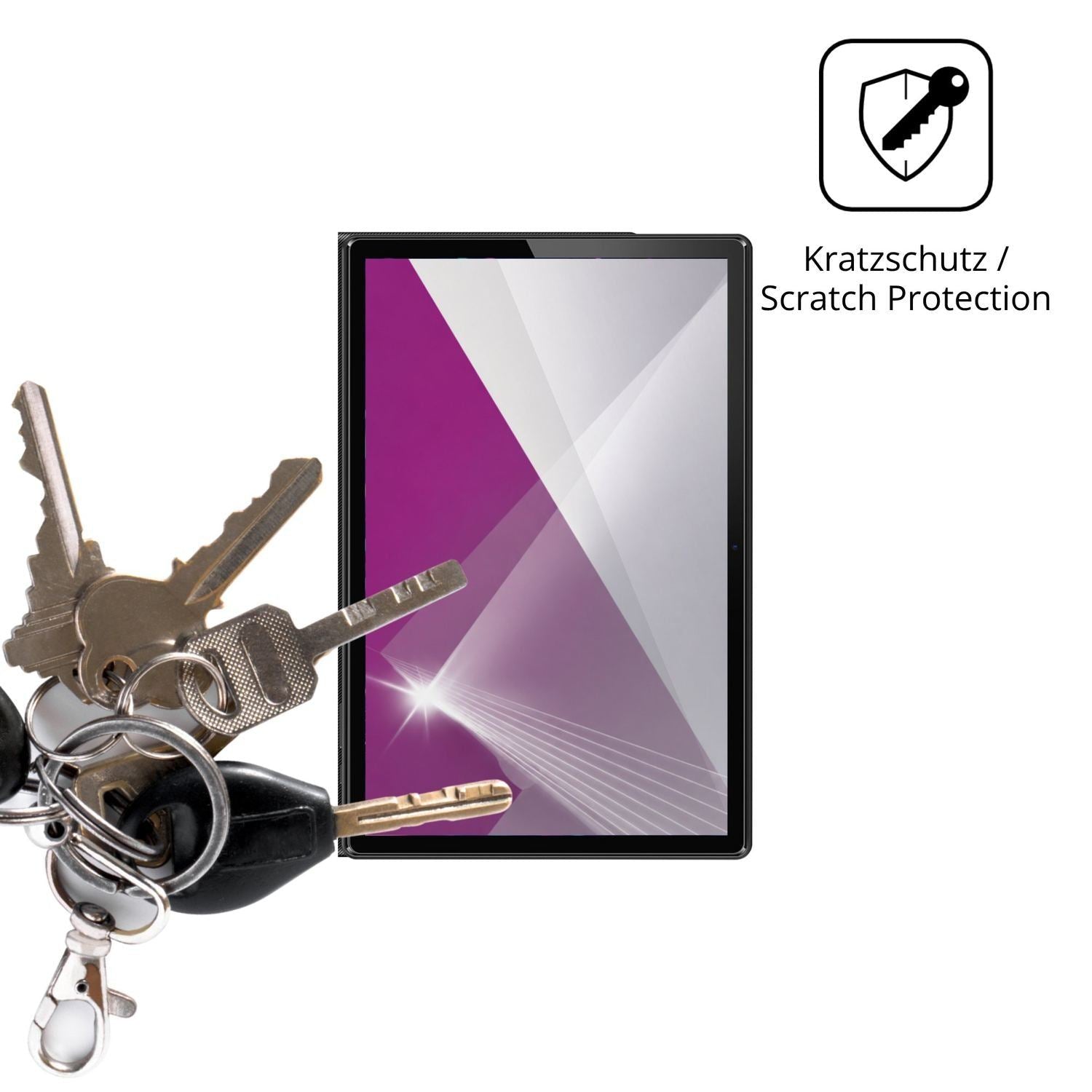 2x Schutzfolie klar für Simplori T18 Display-Schut (4)
