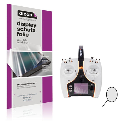 2x Schutzfolie klar für Spektrum NX7e Plus Display (8)