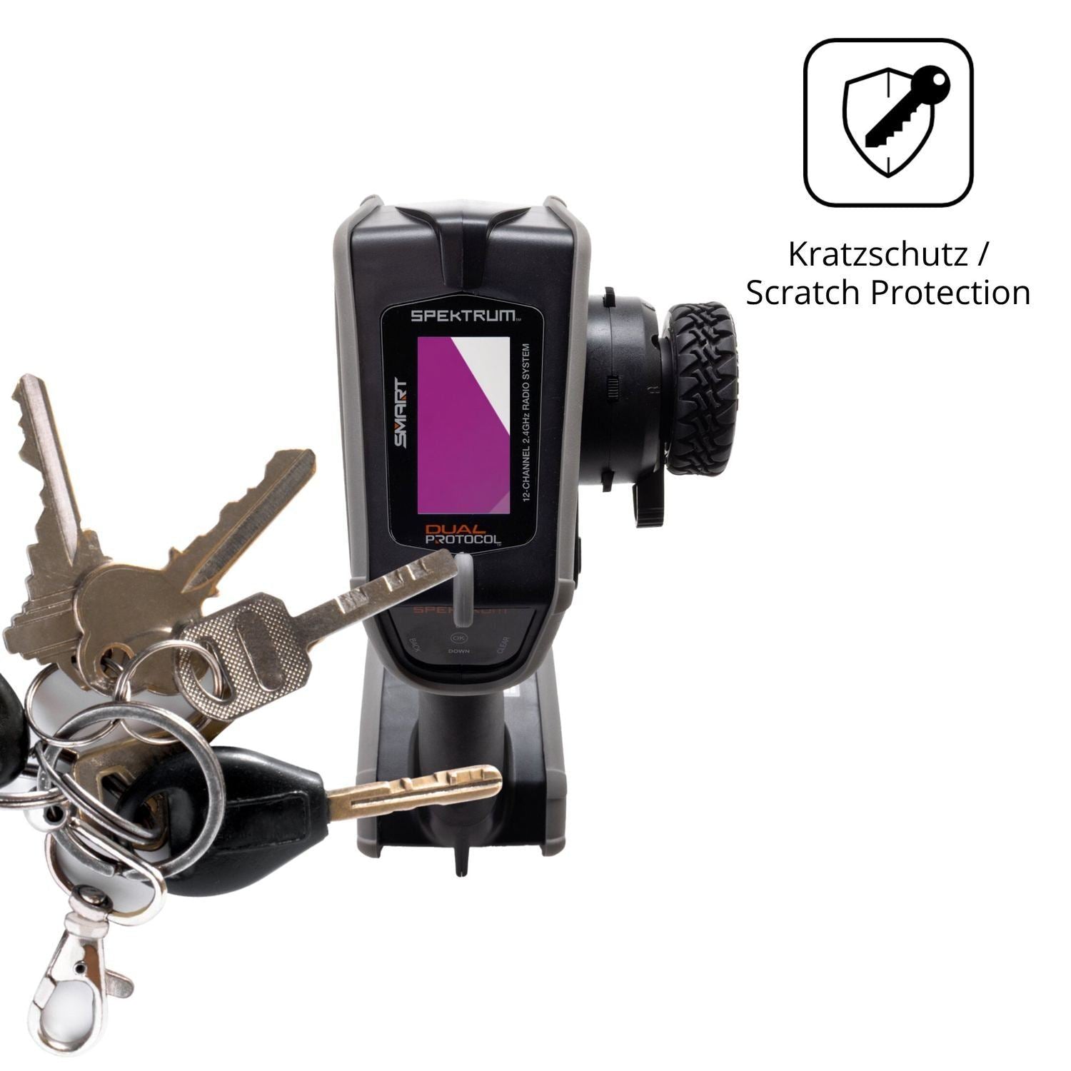 2x Schutzfolie klar für Spektrum DX Rugged Plus Di (4)