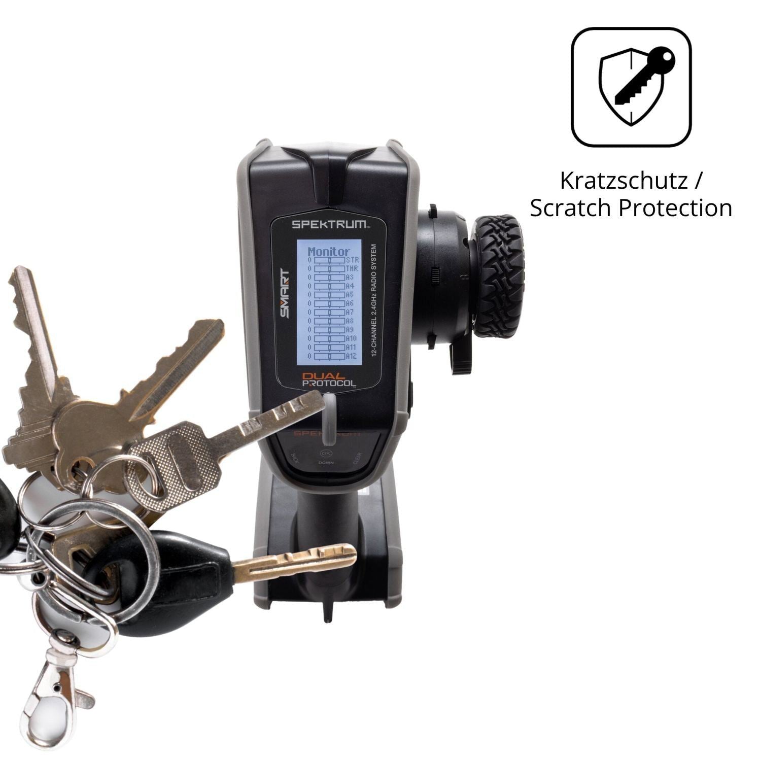 2x Schutzfolie matt für Spektrum DX Rugged Plus Di (4)