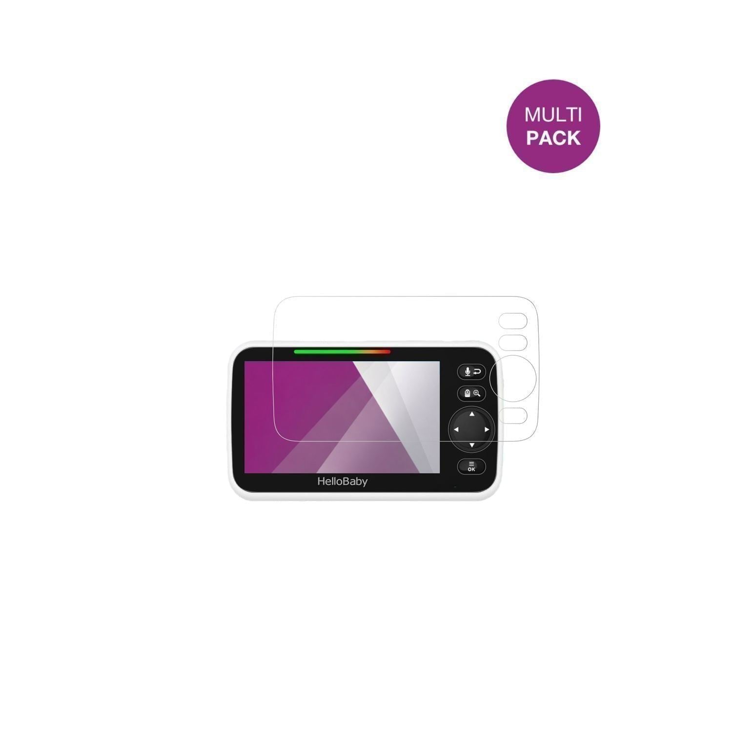 2x Schutzfolie klar für HelloBaby HB6550 Display-S (2)