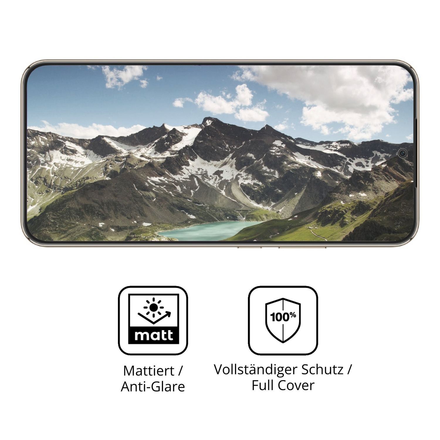 2x Full Cover Schutzfolie matt für Honor X70 Pro M (5)