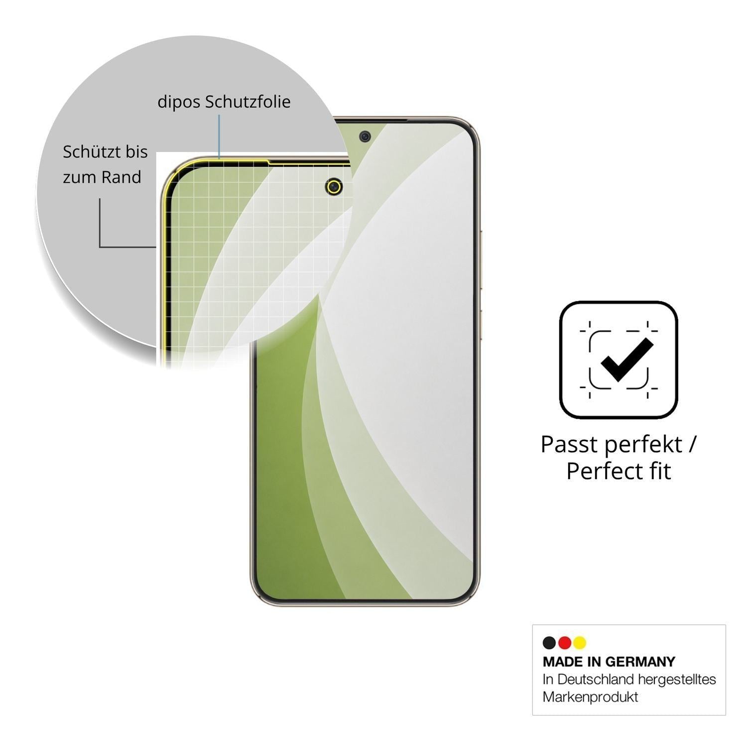 2x Full Cover Schutzfolie matt für Honor X70 Pro M (6)