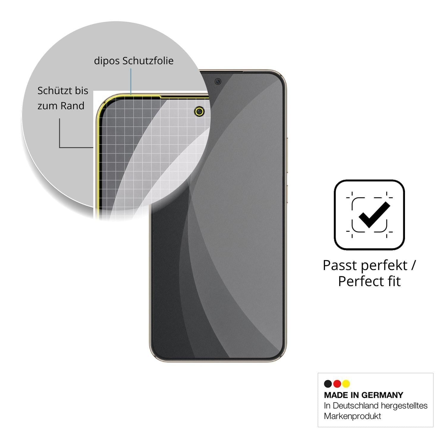 Full Cover Privacy Blickschutzfolie für Honor X70  (4)