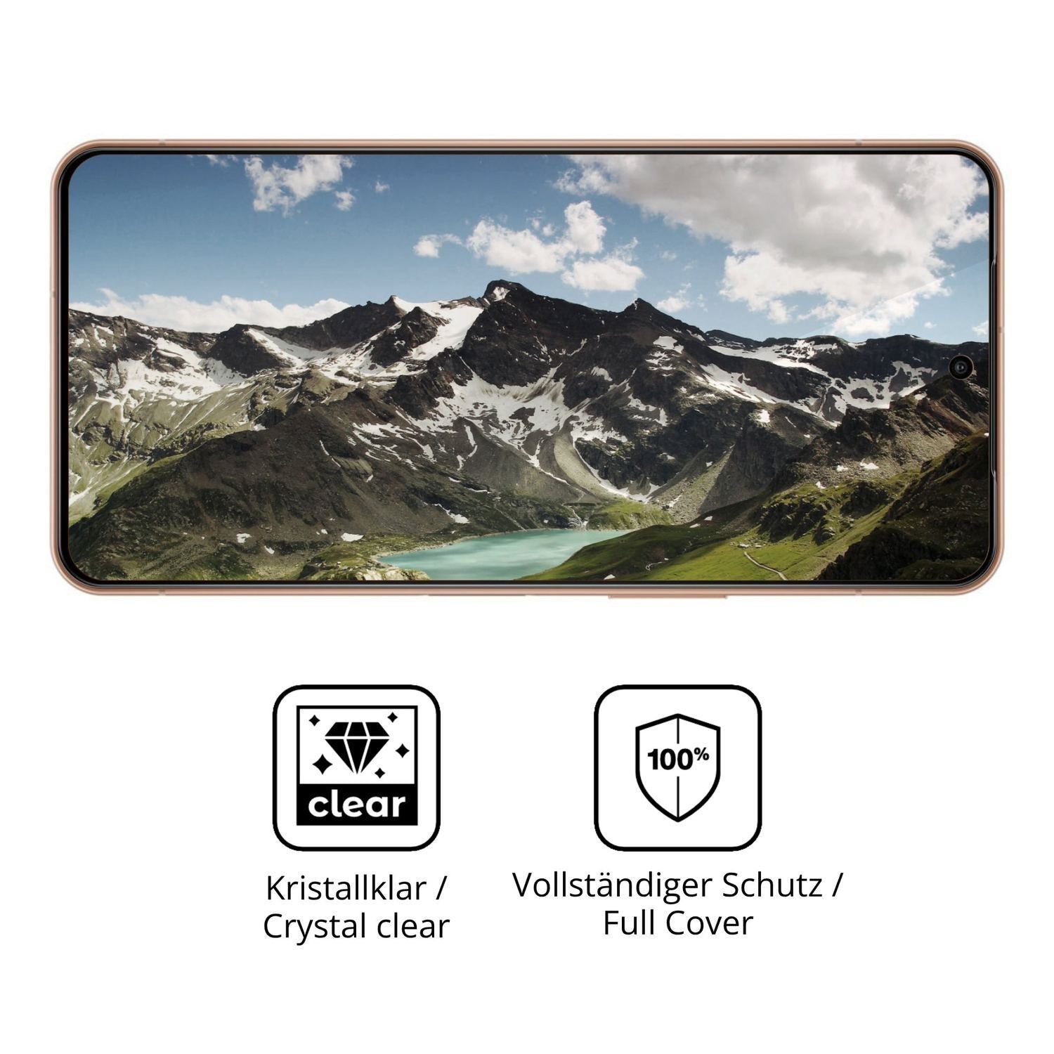 2x 3D Full Cover Schutzfolie für Sharp Aquos R11 (5)