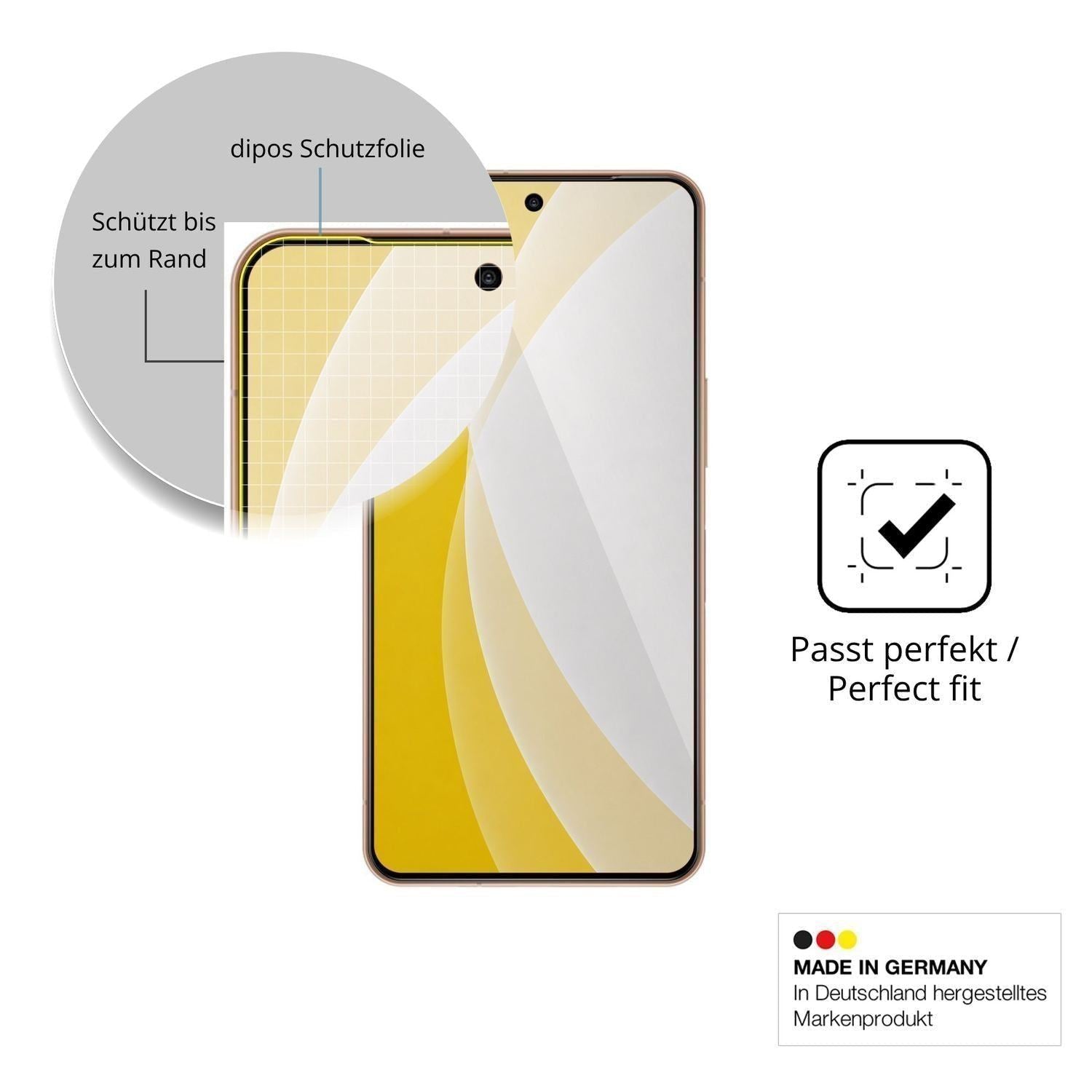 2x 3D Full Cover Schutzfolie für Sharp Aquos R11 (6)