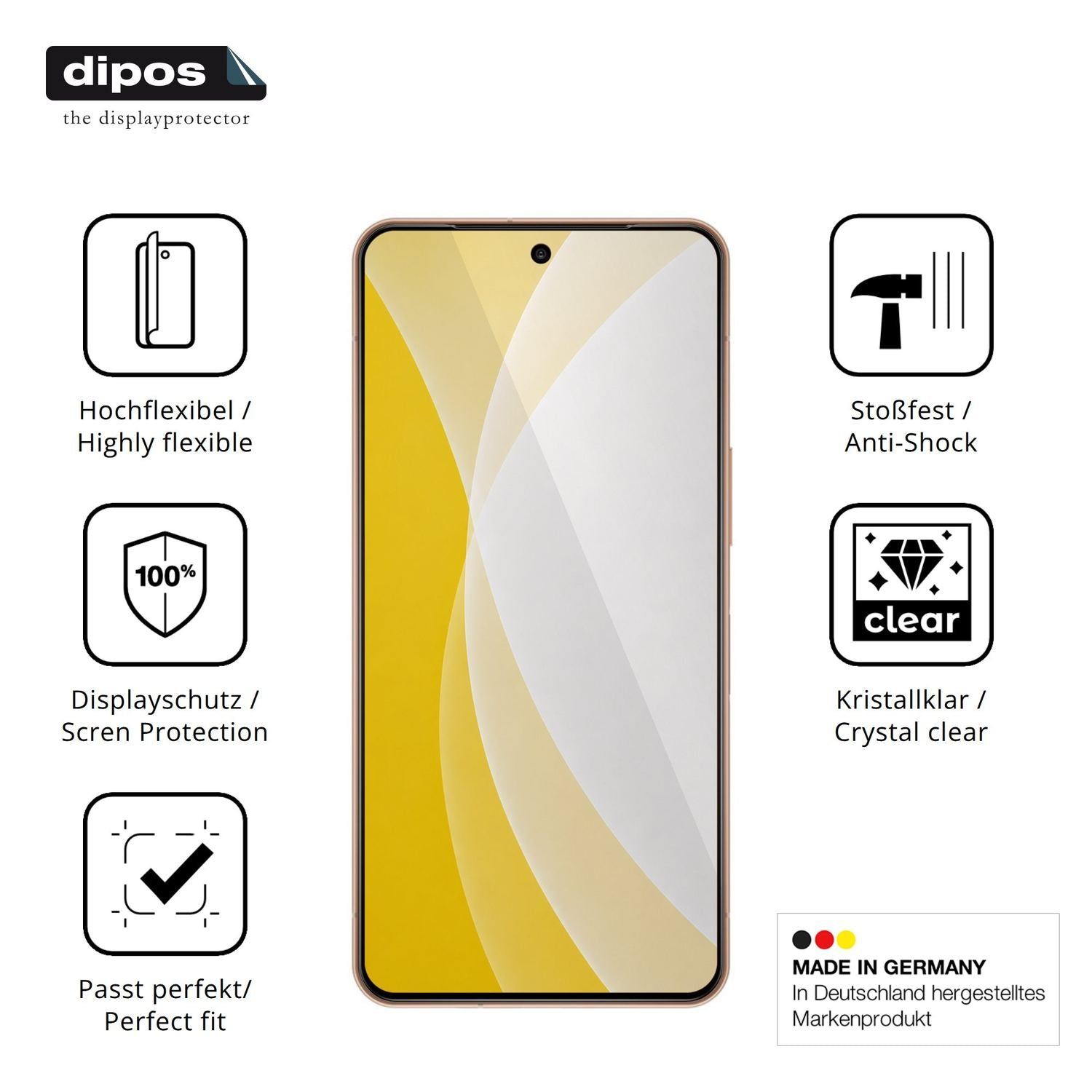 2x 3D Full Cover Schutzfolie für Sharp Aquos R11 (7)