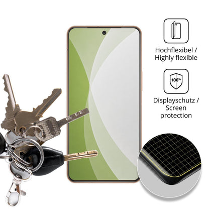 2x Full Cover Schutzfolie matt für Sharp Aquos R11 (3)