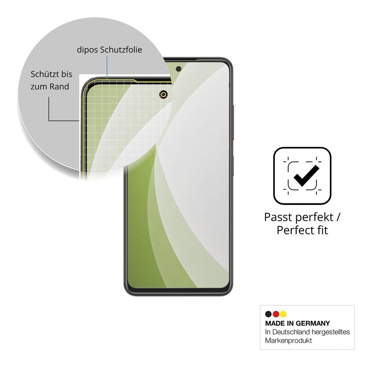 2x Full Cover Schutzfolie matt für ZTE Fresh 60 Pl (6)