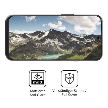 2x Full Cover Schutzfolie matt für ZTE Fresh 70 Pl (5)