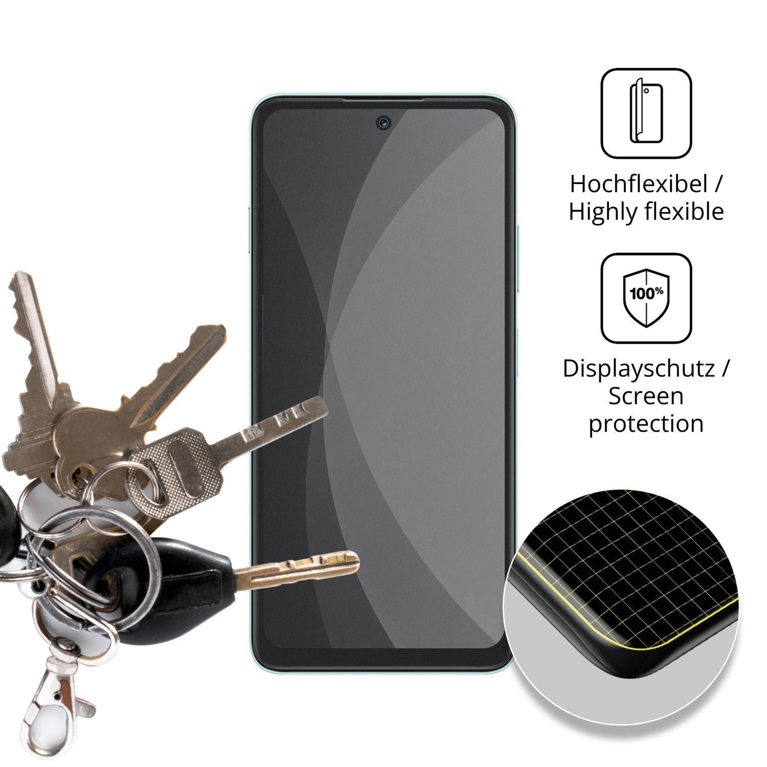 Full Cover Privacy Blickschutzfolie für Huawei Nov (3)
