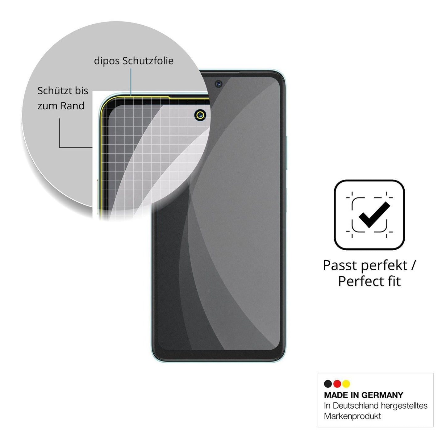 Full Cover Privacy Blickschutzfolie für Huawei Nov (4)