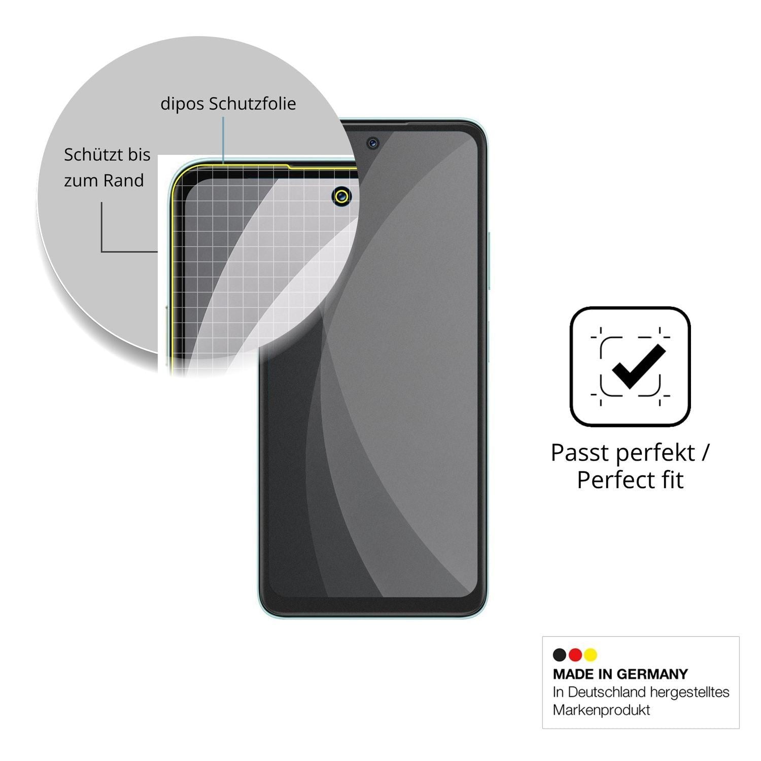 Full Cover Privacy Blickschutzfolie für Huawei Nov (4)