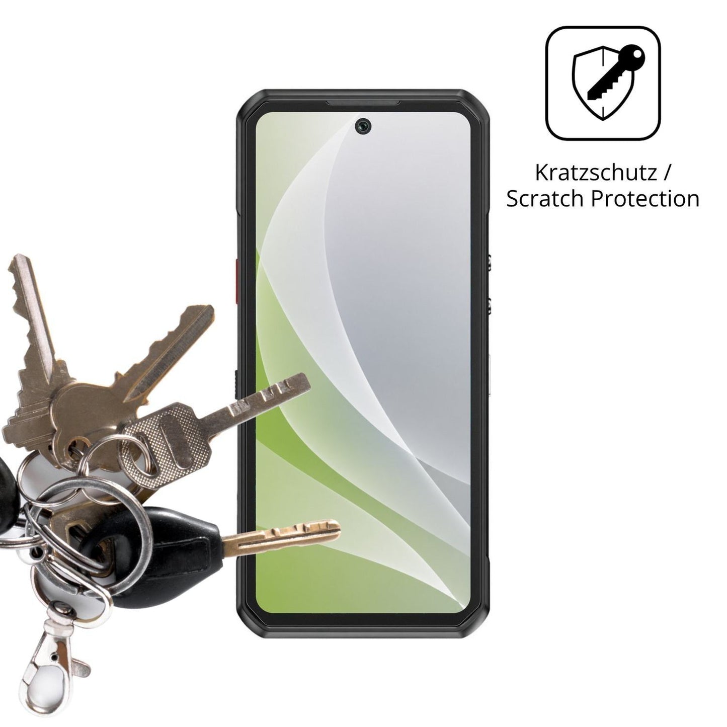 4x Schutzfolie matt für Oukitel WP500 Ultra Displa (4)