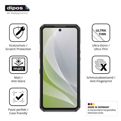 4x Schutzfolie matt für Oukitel WP500 Ultra Displa (7)