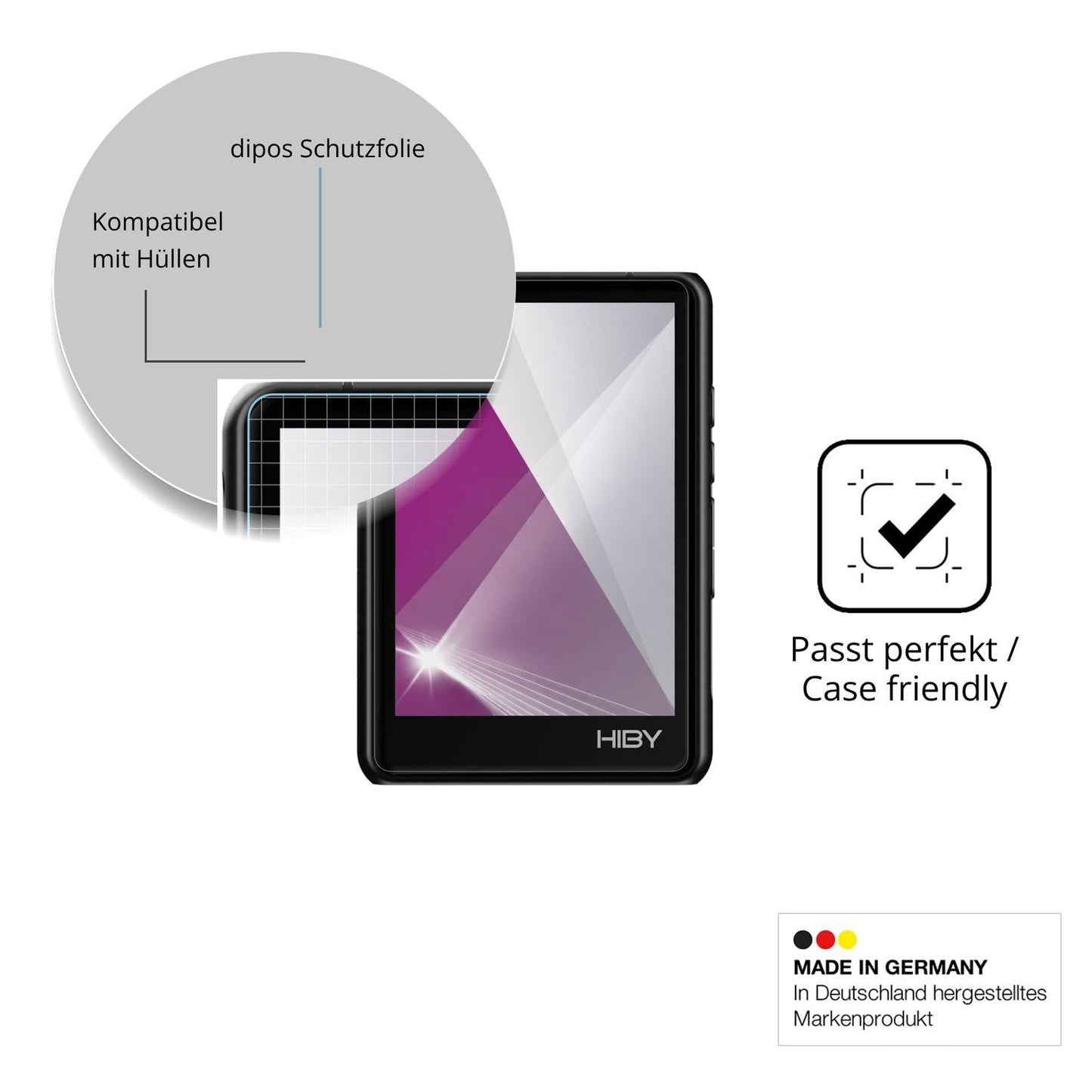 4x Schutzfolie klar für Hiby R3 Pro II Display-Sch (6)