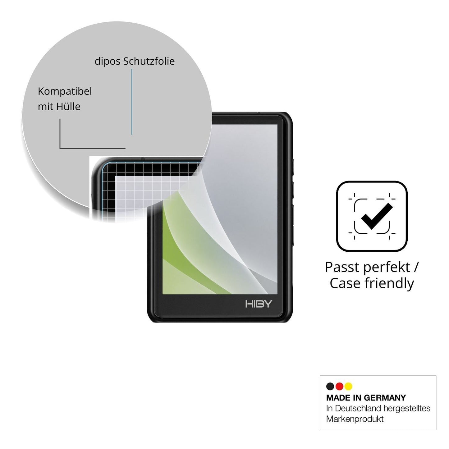 4x Schutzfolie matt für Hiby R3 Pro II Display-Sch (6)