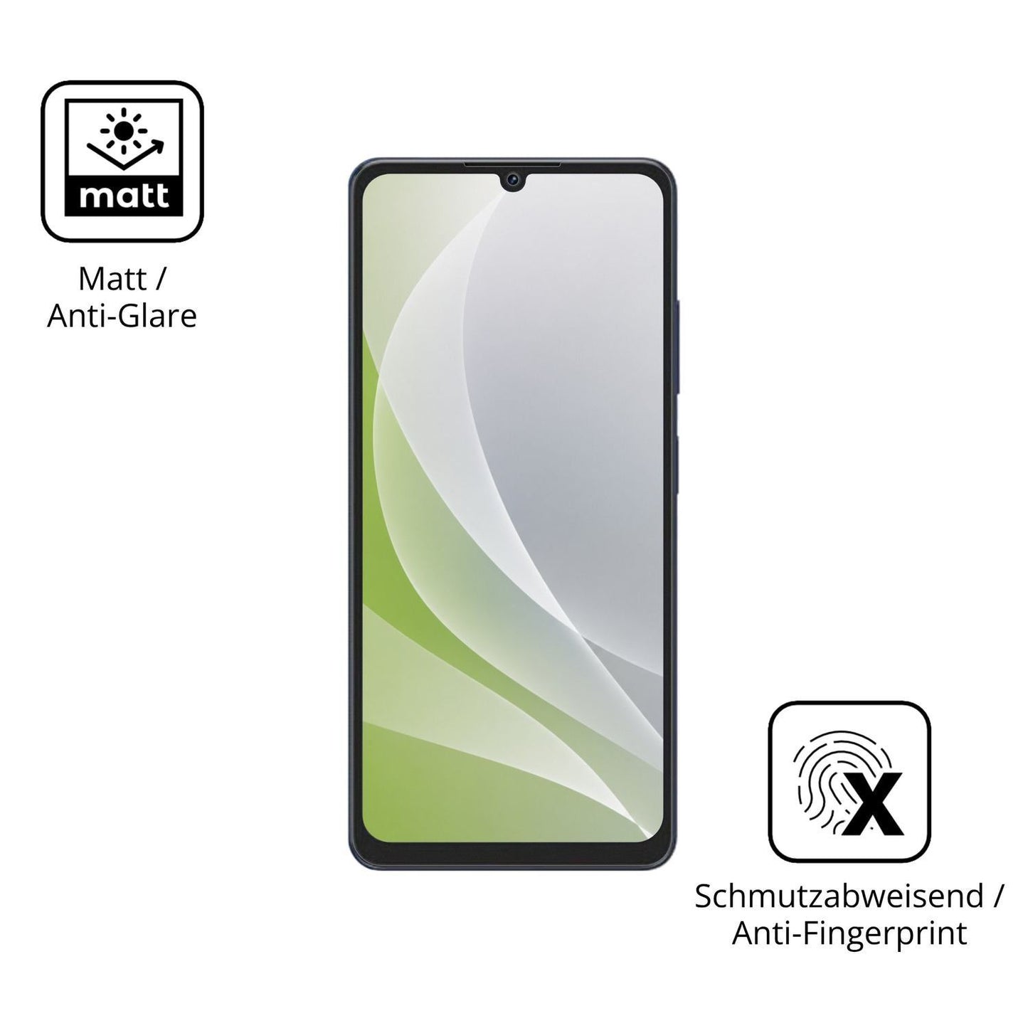 4x Schutzfolie matt für Lava Bold N2 5G Display-Sc (5)