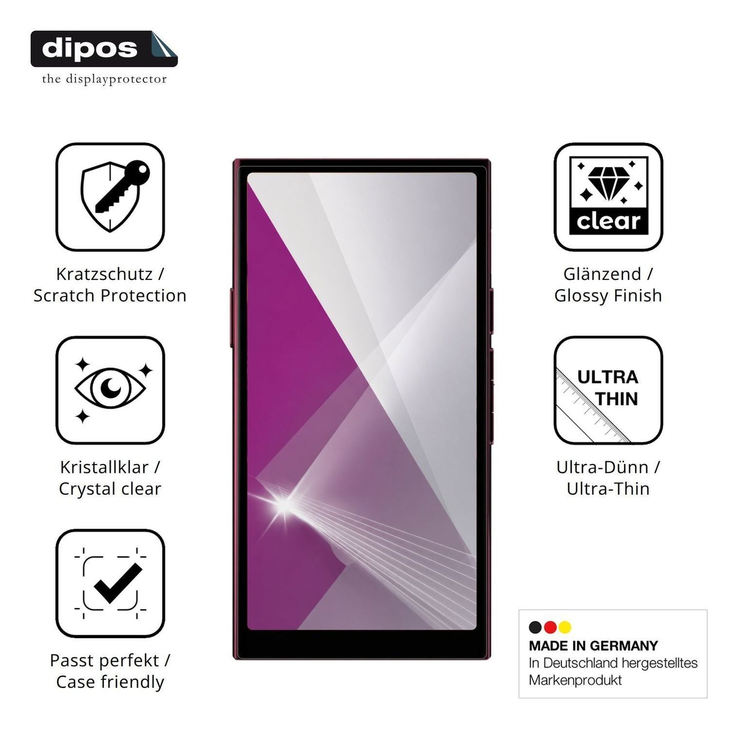 4x Schutzfolie klar für Hiby R8 II Display-Schutzf (7)