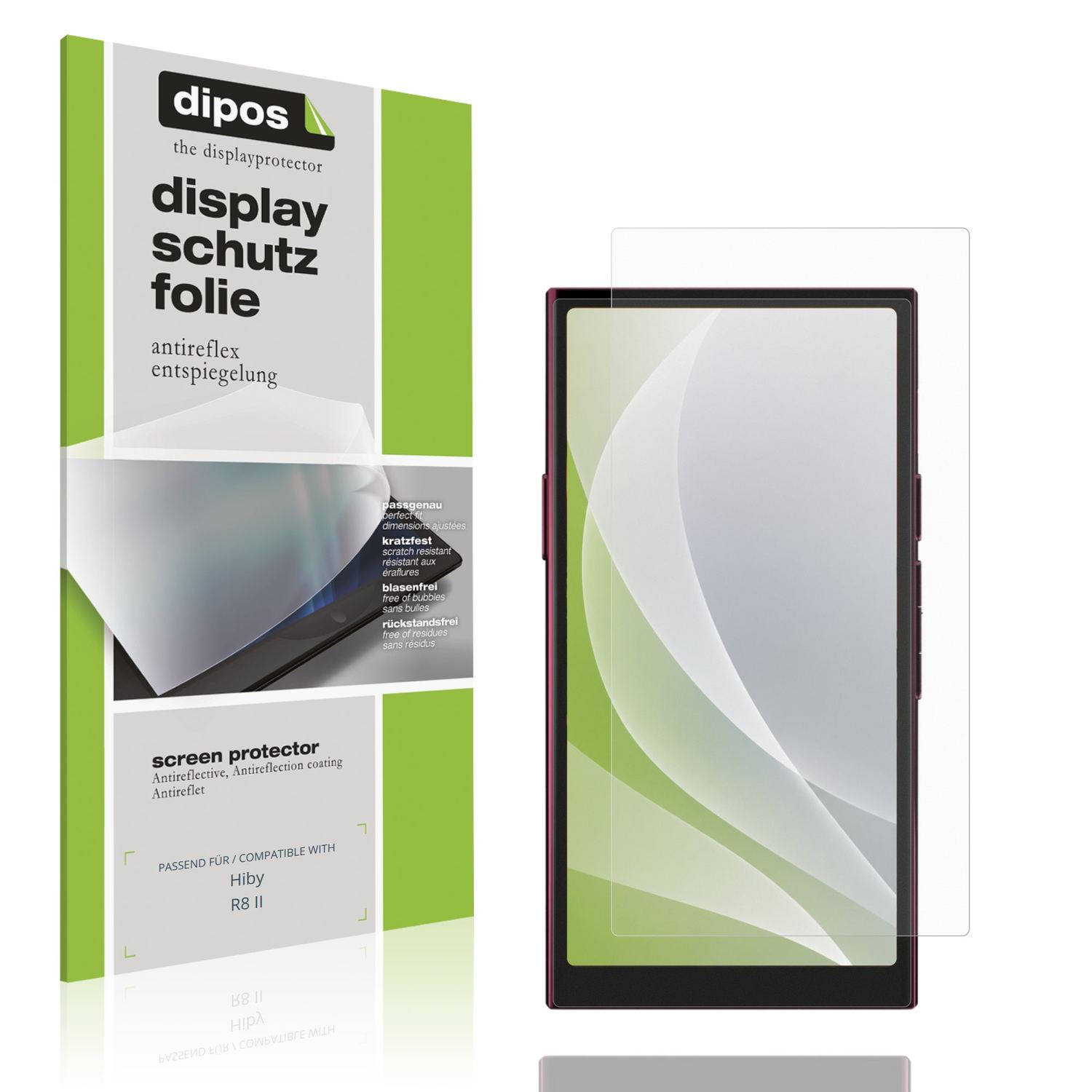 4x Schutzfolie matt für Hiby R8 II Display-Schutzf (1)