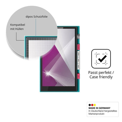 4x Schutzfolie klar für Hiby Digital M500 Display- (6)