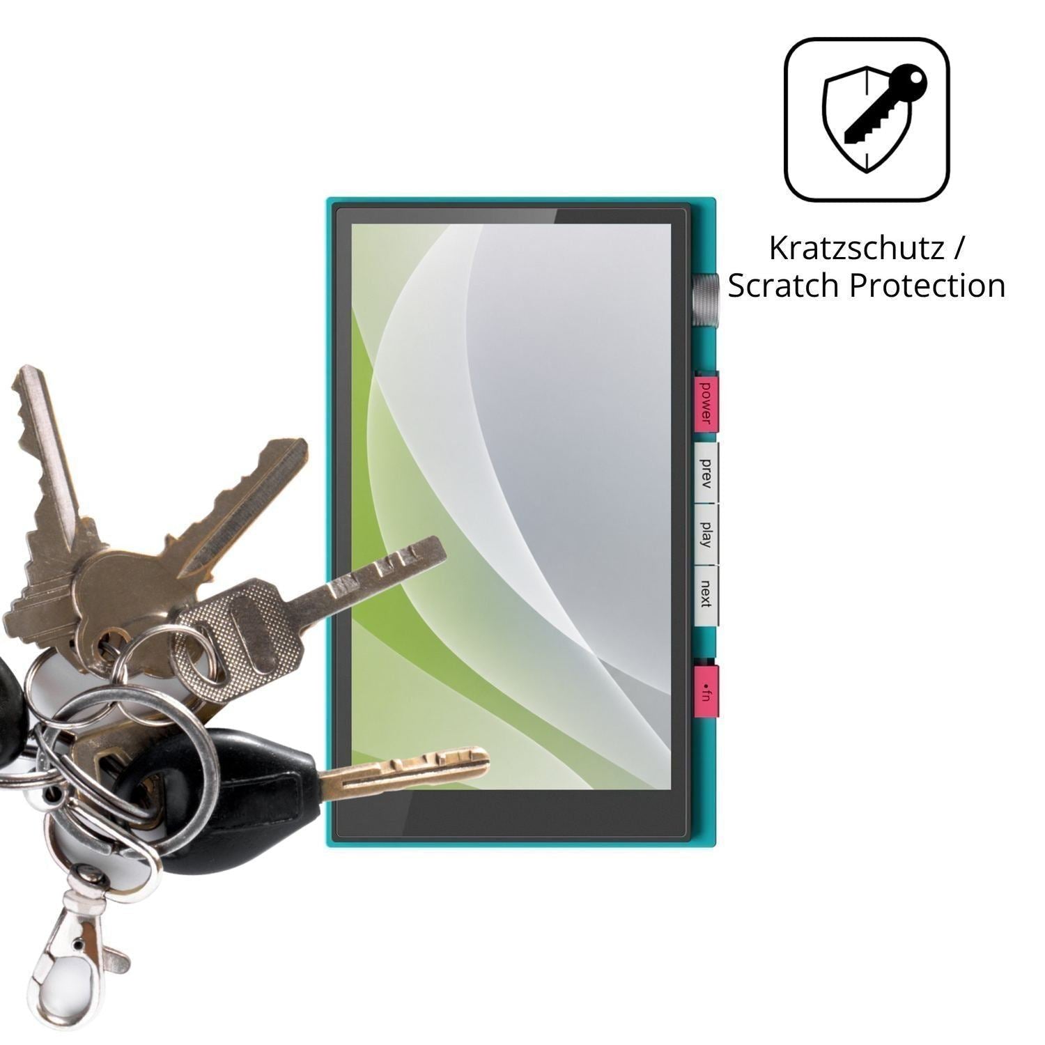 4x Schutzfolie matt für Hiby Digital M500 Display- (4)