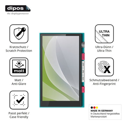 4x Schutzfolie matt für Hiby Digital M500 Display- (7)
