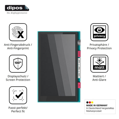 Blickschutzfolie für Hiby Digital M500 matt Schutz (5)