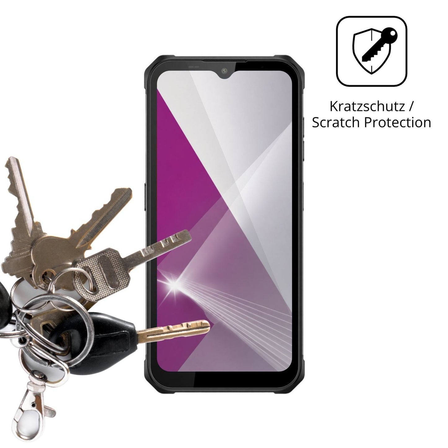 4x Schutzfolie klar für Kruger Matz Drive 11 Displ (4)