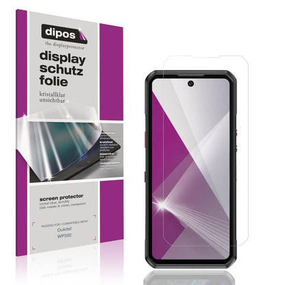 4x Schutzfolie klar für Oukitel WP500 Display-Schu (1)