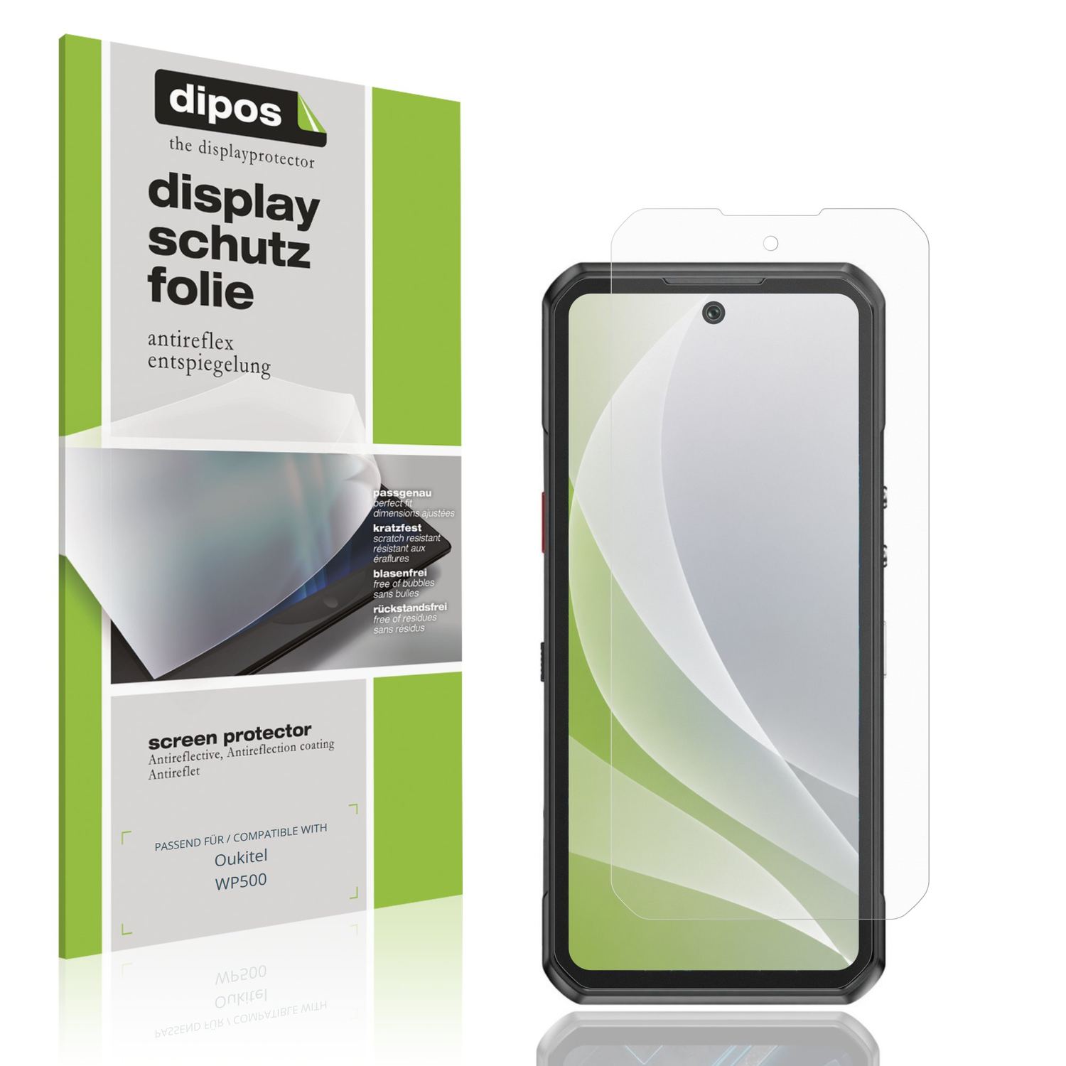 4x Schutzfolie matt für Oukitel WP500 Display-Schu (1)