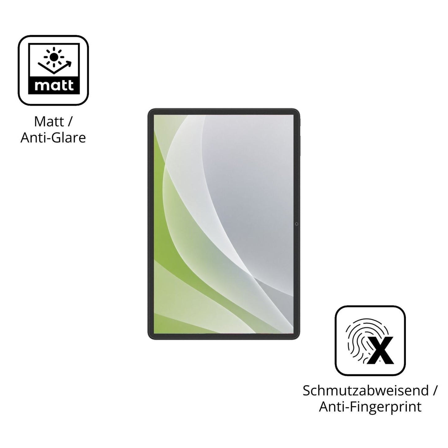 2x Schutzfolie matt für Teclast M50T Display-Schut (5)