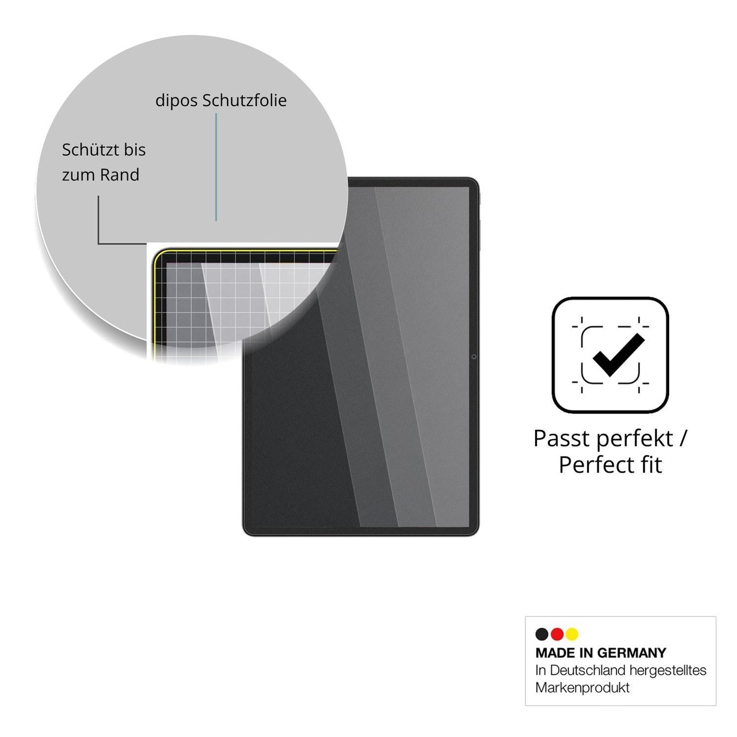 Blickschutzfolie für Teclast M50T matt Schutzfolie (4)