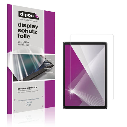 2x Schutzfolie klar für Laptok C107 Display-Schutz (1)