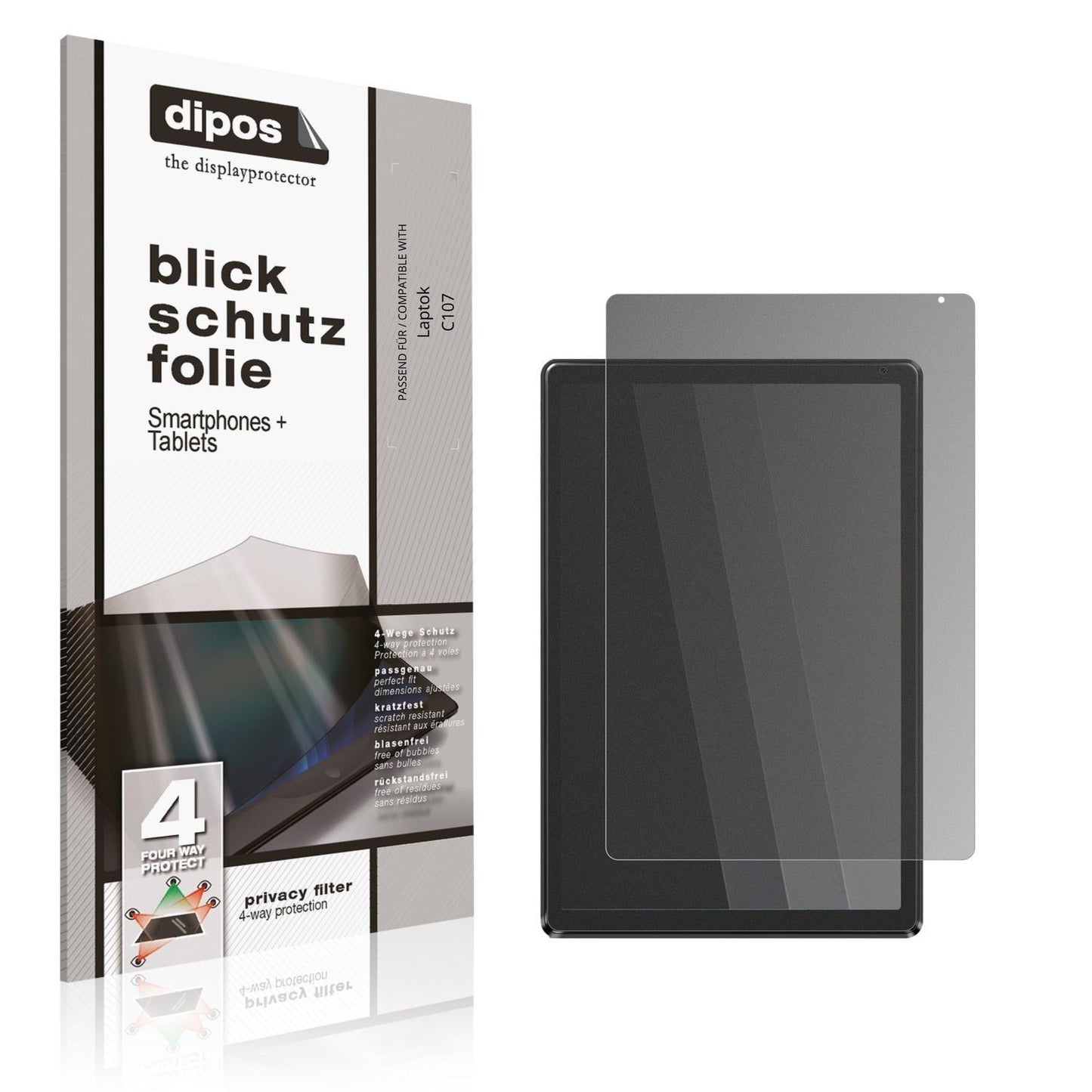 Blickschutzfolie für Laptok C107 matt Schutzfolie  (1)